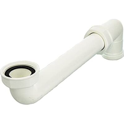 tecuro Raumsparsiphon für Waschtische, 1 1/4 Zoll x 32 mm, Kunststoff weiß, platzsparend 58501 tecuro Raumsparsiphon für Waschtische, 1 1/4 Zoll x 32 mm, Kunststoff weiß, platzsparend 58501