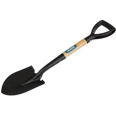 Draper 15072 Round Point Mini Shovel with Wood Shaft, 0 V, Black Draper 15072 Round Point Mini Shovel with Wood Shaft, 0 V, Black