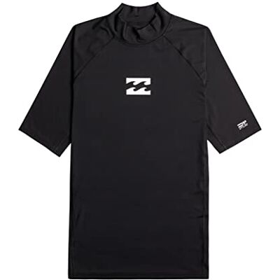Billabong Waves All Day Kurzarm-Rashguard für Männer Schwarz Billabong Waves All Day Kurzarm-Rashguard für Männer Schwarz
