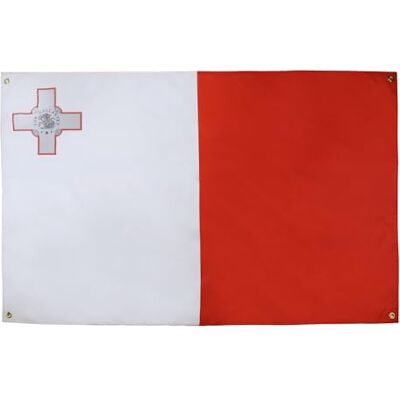 AZ FLAG Flagge Malta 150x90 cm Republik Malta Leichtes Polyester 4 Ösen Für innen dekorative Flagge doppelte Nähte und verstärkte Kanten mit Metallösen AZ FLAG Flagge Malta 150x90 cm Republik Malta Leichtes Polyester 4 Ösen Für innen dekorative Flagge doppelte Nähte und verstärkte Kanten mit Metallösen