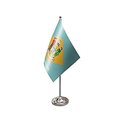 Az Flag Delaware Satin Tischfahne 22x15cm Az Flag Delaware Satin Tischfahne 22x15cm