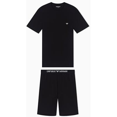 Giorgio Armani Herren T-Shirt+Shorts Pyjama Pyjamaset (1er Pack) Giorgio Armani Herren T-Shirt+Shorts Pyjama Pyjamaset (1er Pack)
