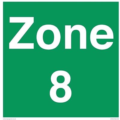 Viking Zone 8 Schild – 300 x 300 mm – S30 Viking Zone 8 Schild – 300 x 300 mm – S30