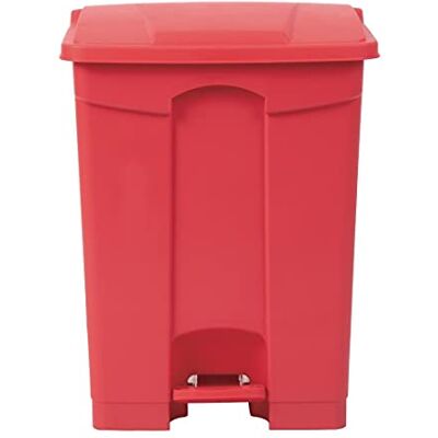 JANTEX Küchenpedaleimer rot 65L JANTEX Küchenpedaleimer rot 65L