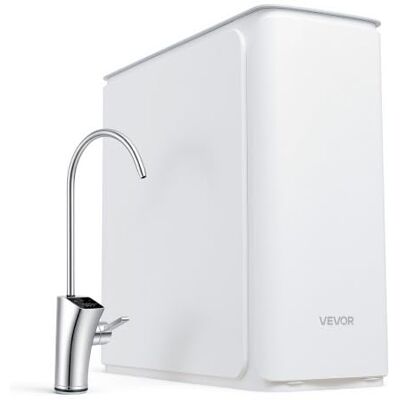 VEVOR Umkehrosmoseanlage Untertisch 1000 GPD 8-stufig Wasserfilter Tanklos für Haushalt, 2:1 Reinwasser zu Abwasser, pH 7,5–8,5, Smarter Edelstahlhahn mit TDS-Anzeige, Filterwechsel in 3 Sekunden, CE VEVOR Umkehrosmoseanlage Untertisch 1000 GPD 8-stufig Wasserfilter Tanklos für Haushalt, 2:1 Reinwasser zu Abwasser, pH 7,5–8,5, Smarter Edelstahlhahn mit TDS-Anzeige, Filterwechsel in 3 Sekunden, CE