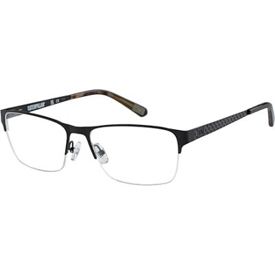 Caterpillar CTO 3039 006 Schwarze Metall Rechteckige Brille - Brillen Caterpillar CTO 3039 006 Schwarze Metall Rechteckige Brille - Brillen