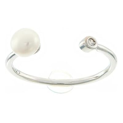 Brilio Silver Delicate Silberring mit echter Perle RI103W, Schaltkreis: 60 mm, sBS3797-5862. Marke: Brilio Silver Delicate Silberring mit echter Perle RI103W, Schaltkreis: 60 mm, sBS3797-5862. Marke: