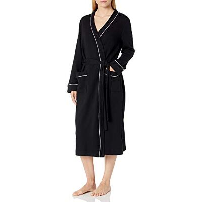 Amazon Damen Leichter Waffel-Bademantel, Lang (Erhältlich In Übergröße), Schwarz, 6XL Große Größen Amazon Damen Leichter Waffel-Bademantel, Lang (Erhältlich In Übergröße), Schwarz, 6XL Große Größen