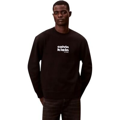 Calvin Herren Ls 350fleece Retro Graphic Crewn Lv04le250g Sweatshirts (1er Pack) Calvin Herren Ls 350fleece Retro Graphic Crewn Lv04le250g Sweatshirts (1er Pack)