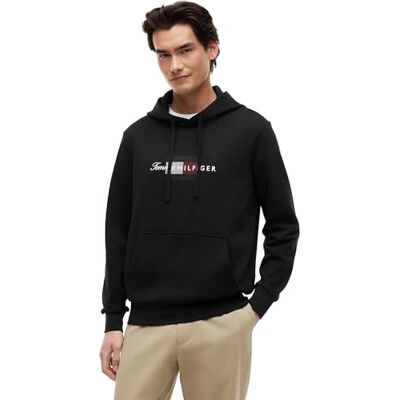 Tommy Hilfiger Herren Script Flag Hoodie Mw0mw43220 Andere Sweatshirts (1er Pack) Tommy Hilfiger Herren Script Flag Hoodie Mw0mw43220 Andere Sweatshirts (1er Pack)