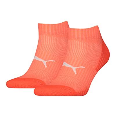 Puma Sport Gepolsterte Sneakersocken - 2 Paar - Orange - EU 43-46 Puma Sport Gepolsterte Sneakersocken - 2 Paar - Orange - EU 43-46
