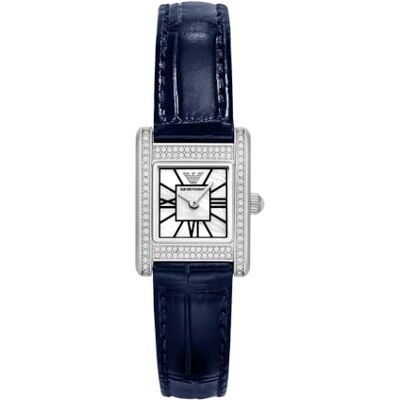 Giorgio Armani Montre Pour Femmes, 26mm Mouvement à Quartz Deux aiguilles Avec Bracelet en Acier inoxydable ou en Cuir Giorgio Armani Montre Pour Femmes, 26mm Mouvement à Quartz Deux aiguilles Avec Bracelet en Acier inoxydable ou en Cuir