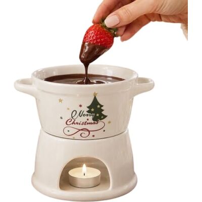 Generic Schokoladen-Fondue-Becher, Keramik Mini-Fondue-Topf-Set Keramik-Mini-Fonduetopf mit Gabeln, kreativer Becher für Verabredung, Geburtstag, Weihnachten – Geschenk Generic Schokoladen-Fondue-Becher, Keramik Mini-Fondue-Topf-Set Keramik-Mini-Fonduetopf mit Gabeln, kreativer Becher für Verabredung, Geburtstag, Weihnachten – Geschenk