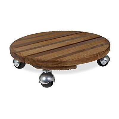 Louis Moulin Basis 4 Rollen, Holz, 37 x 37 x 9.5 cm, 8501 Louis Moulin Basis 4 Rollen, Holz, 37 x 37 x 9.5 cm, 8501