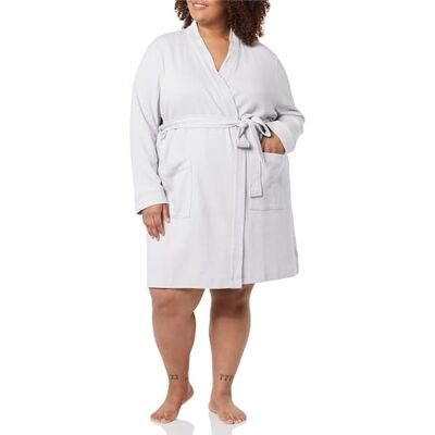 Amazon Damen Leichter Waffel-Bademantel, Mittellang (Erhältlich In Übergröße), Hellgrau, 5XL Große Größen Amazon Damen Leichter Waffel-Bademantel, Mittellang (Erhältlich In Übergröße), Hellgrau, 5XL Große Größen