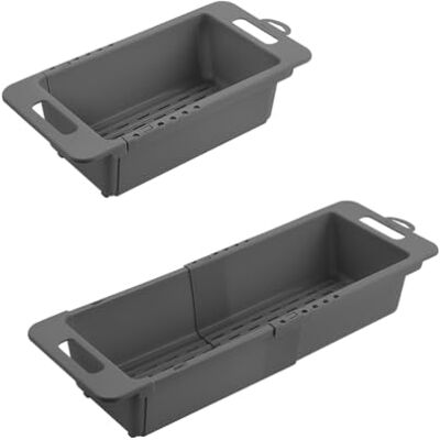Metaltex Drain-Flex Spülkorb – Ausziehbar 35-52cm, robust und leicht Metaltex Drain-Flex Spülkorb – Ausziehbar 35-52cm, robust und leicht