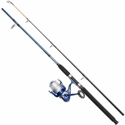 Dam FP2 Boot Spinning-Set - 2,10 m - Silber - Angelset Dam FP2 Boot Spinning-Set - 2,10 m - Silber - Angelset