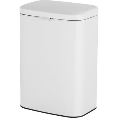 Relaxdays Mülleimer Wandmontage, 8 l, Einhängen od. Kleben, weiß Inneneimer, Metall, Küchenabfalleimer, Badmülleimer Relaxdays Mülleimer Wandmontage, 8 l, Einhängen od. Kleben, weiß Inneneimer, Metall, Küchenabfalleimer, Badmülleimer