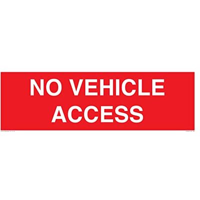 Viking Schild mit Aufschrift "No Vehicle Access", 600 x 200 mm, L62 Viking Schild mit Aufschrift "No Vehicle Access", 600 x 200 mm, L62