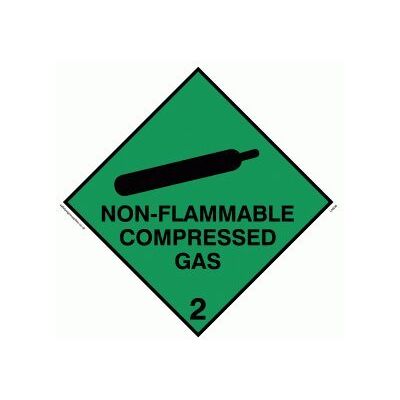 Viking Schilder ln636-s20-v "Nicht entflammbares komprimierte Gas"-Zeichen, Vinyl, 200 mm x 200 mm x 200 mm Viking Schilder ln636-s20-v "Nicht entflammbares komprimierte Gas"-Zeichen, Vinyl, 200 mm x 200 mm x 200 mm