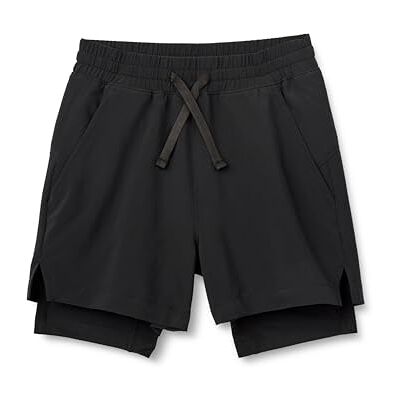 Amazon Jungen Funktions-Trainingsshorts aus Stretchgewebe mit Innenfutter für Sport und Freizeit, Schwarz, 8 Jahre Amazon Jungen Funktions-Trainingsshorts aus Stretchgewebe mit Innenfutter für Sport und Freizeit, Schwarz, 8 Jahre