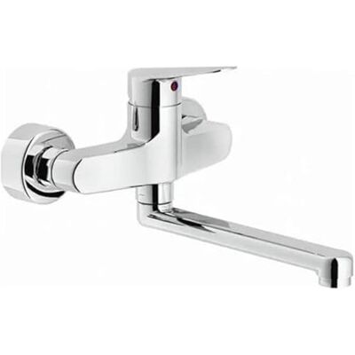 Rubinetteria Nobili Armatur Nobili ital00115/-0 Mischbatterie Küche Wand, Chrom Rubinetteria Nobili Armatur Nobili ital00115/-0 Mischbatterie Küche Wand, Chrom