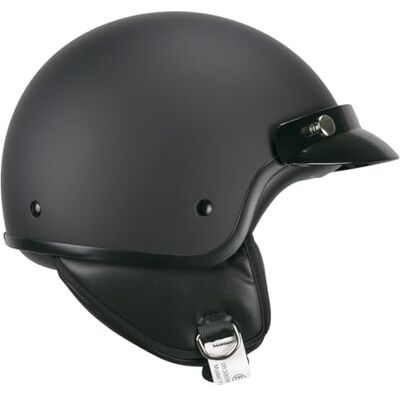 SKA-P Helm mit offenem Gesicht, 1FHA Smart Mono, Mattschwarz, XL (60 cm) SKA-P Helm mit offenem Gesicht, 1FHA Smart Mono, Mattschwarz, XL (60 cm)