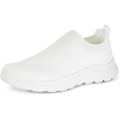 Amazon Herren Leichte Slip-On-Walkingschuhe, Weiß, 46 EU Amazon Herren Leichte Slip-On-Walkingschuhe, Weiß, 46 EU