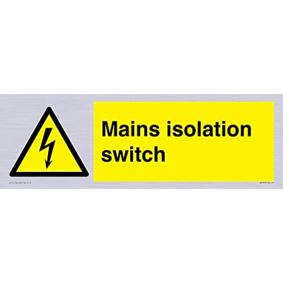 Viking Schild mit Netzisolierung, 450 x 150 mm, L41 Viking Schild mit Netzisolierung, 450 x 150 mm, L41