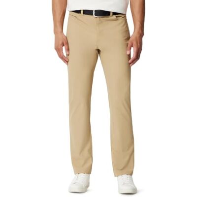 Amazon Herren Classic-Fit-Pendlerhose mit 5 Taschen, Khaki Tan, 30W / 28L Amazon Herren Classic-Fit-Pendlerhose mit 5 Taschen, Khaki Tan, 30W / 28L