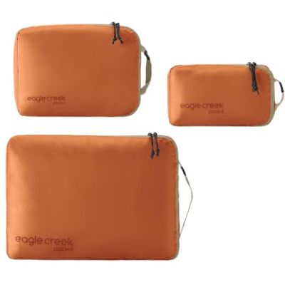 Eagle Pack-It Isolate Packwürfel Set XS/S/M 3-teilig Orange Drei Größen für Unterwäsche, T-Shirts und Hosen, wasserabweisend und waschbar, selbstreparierende Reißverschlüsse Eagle Pack-It Isolate Packwürfel Set XS/S/M 3-teilig Orange Drei Größen für Unterwäsche, T-Shirts und Hosen, wasserabweisend und waschbar, selbstreparierende Reißverschlüsse