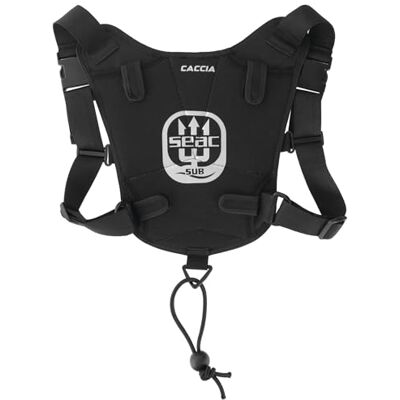 SEAC Caccia Vest – Gewichtsweste für das Speerfischen 4 Neopren-Taschen (bis 6 kg), verstellbare Schultergurte, Schnellverschluss, elastische Leine mit Kugelverschluss zur Befestigung am Gürtel SEAC Caccia Vest – Gewichtsweste für das Speerfischen 4 Neopren-Taschen (bis 6 kg), verstellbare Schultergurte, Schnellverschluss, elastische Leine mit Kugelverschluss zur Befestigung am Gürtel
