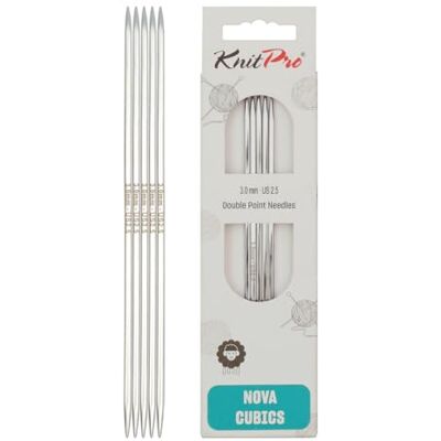 KnitPro Nova Cubics Nadelspiele 8" (20cm) 3mm KnitPro Nova Cubics Nadelspiele 8" (20cm) 3mm