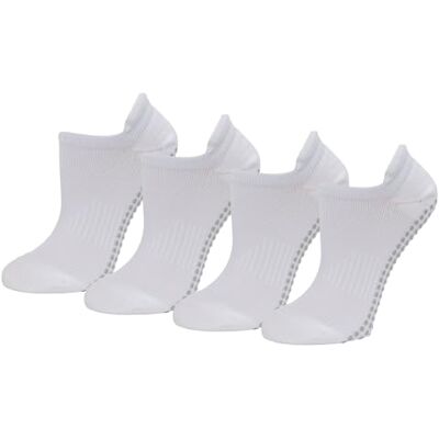 Amazon Damen KNÖCHELSOCKEN MIT SPORTLICHEM Halt, 4 Paar, Weiß, 36-39.5 Amazon Damen KNÖCHELSOCKEN MIT SPORTLICHEM Halt, 4 Paar, Weiß, 36-39.5