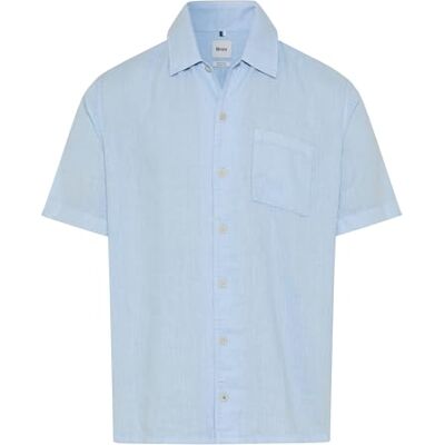 Brax Herren Style Luke U Pure Linen Garment Dye 1/2 Arm Hemd Brax Herren Style Luke U Pure Linen Garment Dye 1/2 Arm Hemd