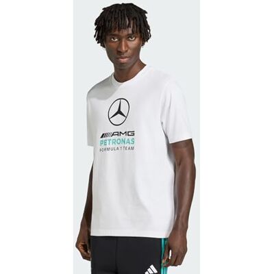 Adidas Men's Mercedes AMG Petronas Formula 1 Team DNA Graphic Tee, White/semi Mint Rush, XS Adidas Men's Mercedes AMG Petronas Formula 1 Team DNA Graphic Tee, White/semi Mint Rush, XS