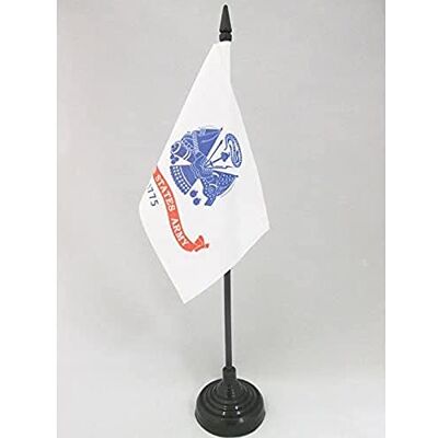 AZ FLAG Tischflagge USA 1775 Armee 15x10 cm Polyester 100D Kunststoffsockel Für innen Streitkräfte der Vereinigten Staaten Tischflagge genähte Ausführung mit verstärkten Kanten mit Kunststoffstab AZ FLAG Tischflagge USA 1775 Armee 15x10 cm Polyester 100D Kunststoffsockel Für innen Streitkräfte der Vereinigten Staaten Tischflagge genähte Ausführung mit verstärkten Kanten mit Kunststoffstab
