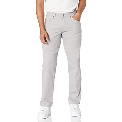 Amazon Herren 5-Pocket-Stretch-Twillhose, Gerade Geschnitten, Hellgrau, 28W / 30L Amazon Herren 5-Pocket-Stretch-Twillhose, Gerade Geschnitten, Hellgrau, 28W / 30L