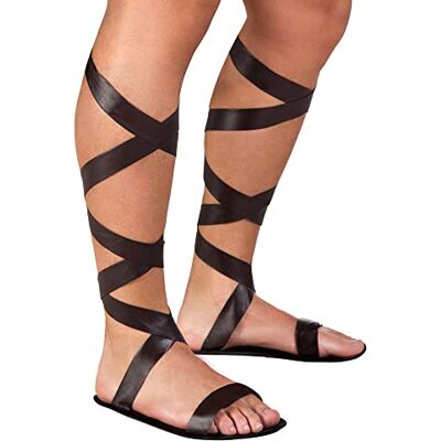 Boland 81991 Römer Sandalen für Kostüme, 1 Paar, Länge circa 28 cm, Karnevalskostüm, Fasching, Mottoparty Boland 81991 Römer Sandalen für Kostüme, 1 Paar, Länge circa 28 cm, Karnevalskostüm, Fasching, Mottoparty