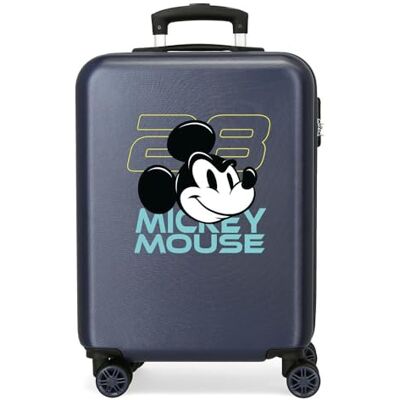 Disney Joumma Mickey Racing Kabinenkoffer Marineblau 38x55x20 cm Hartschale ABS Seitliches Zahlenschloss 34 l 2,6 kg 4 Doppelrollen Handgepäck Disney Joumma Mickey Racing Kabinenkoffer Marineblau 38x55x20 cm Hartschale ABS Seitliches Zahlenschloss 34 l 2,6 kg 4 Doppelrollen Handgepäck
