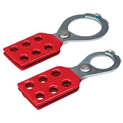 Brady 105718 Stahl-Verriegelungsschloss mit Lasche, 25 mm Innendurchmesser, rot Brady 105718 Stahl-Verriegelungsschloss mit Lasche, 25 mm Innendurchmesser, rot
