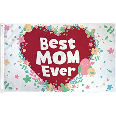 AZ FLAG Flagge Alles liebe zum Muttertag Beste Mama Jemals 150x90 cm 2 Ösen Für innen und außen Union Jack dekorative Flagge doppelte Nähte und verstärkte Kanten mit Metallösen 100D Polyester AZ FLAG Flagge Alles liebe zum Muttertag Beste Mama Jemals 150x90 cm 2 Ösen Für innen und außen Union Jack dekorative Flagge doppelte Nähte und verstärkte Kanten mit Metallösen 100D Polyester