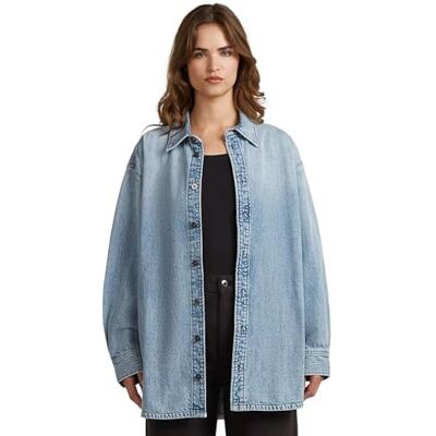 G-STAR Damen Maxi Overshirt Wmn Overshirt (1er Pack) G-STAR Damen Maxi Overshirt Wmn Overshirt (1er Pack)