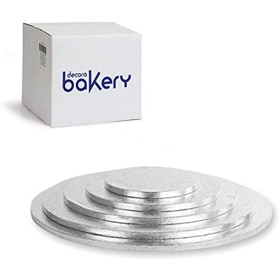 Decora 0931212 CAKEBOARD SILVER Ø 60 X H 1,2 CM/24'' Decora 0931212 CAKEBOARD SILVER Ø 60 X H 1,2 CM/24''