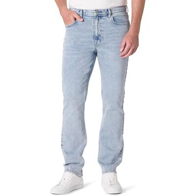 Amazon Herren Herrenjans mit Geringem Stretchanteil, Schmal und Gerade Geschnitten, Helles Eis, 34W / 32L Amazon Herren Herrenjans mit Geringem Stretchanteil, Schmal und Gerade Geschnitten, Helles Eis, 34W / 32L