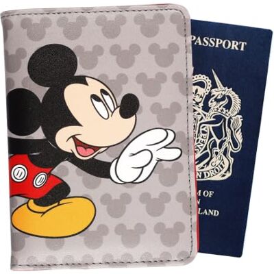 Disney Reisepasshülle für Kinder, Mickey-Motiv, für Flughafen, Urlaub, Reisen Disney Reisepasshülle für Kinder, Mickey-Motiv, für Flughafen, Urlaub, Reisen