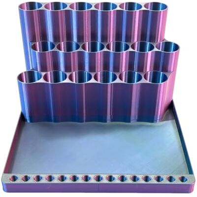 Generic Diamant-Kunst-Malerei Stifthalter – leichte Kunststoffkonstruktion, Kompakter tragbarer Strass-Stifthalter mit 24 Fächern, robuster Kunststoff, Organizer-Box mit Tray, 24 Stufen, ideal für Generic Diamant-Kunst-Malerei Stifthalter – leichte Kunststoffkonstruktion, Kompakter tragbarer Strass-Stifthalter mit 24 Fächern, robuster Kunststoff, Organizer-Box mit Tray, 24 Stufen, ideal für