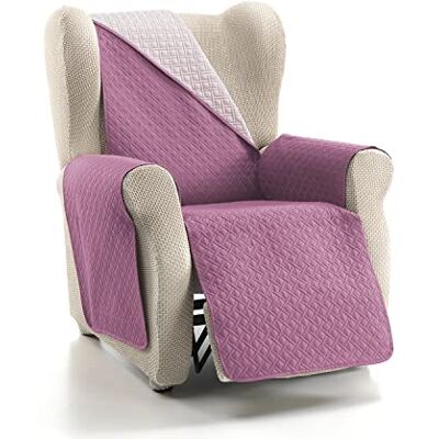 Cardenal Textil CUBRE SOFA BICOLOR REVERSIBLE RUBI 1 PLAZA BERENJENA/SALMÓN Cardenal Textil CUBRE SOFA BICOLOR REVERSIBLE RUBI 1 PLAZA BERENJENA/SALMÓN