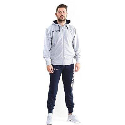Givova ,,LF28,anzug AA8poker, grau/blau,4XL Givova ,,LF28,anzug AA8poker, grau/blau,4XL
