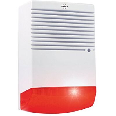 Elro ADS1F Dummy Alarm Sirene - Falsche Alarm mit Rote LED-Leuchte - Sicherheitsschutz Elro ADS1F Dummy Alarm Sirene - Falsche Alarm mit Rote LED-Leuchte - Sicherheitsschutz